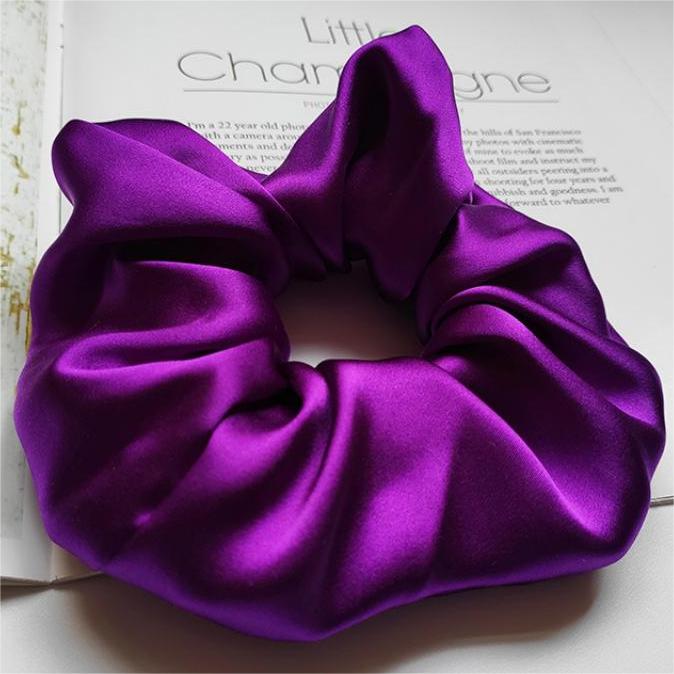 100% Mulberry Silk - Scrunchies For Hair Sleep 30 Momme