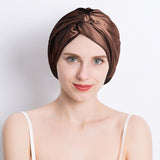 100% Mulberry Silk Sleep Cap For Women Pure Silk Turban