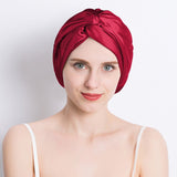 100% Mulberry Silk Sleep Cap For Women Pure Silk Turban