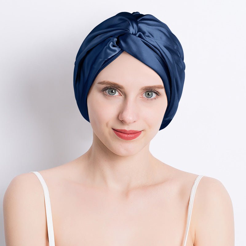 100% Mulberry Silk Sleep Cap For Women Pure Silk Turban