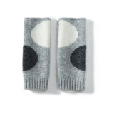 Cashmere Knit Fingerless Mittens for Women Cute Half Finger Typing Gloves