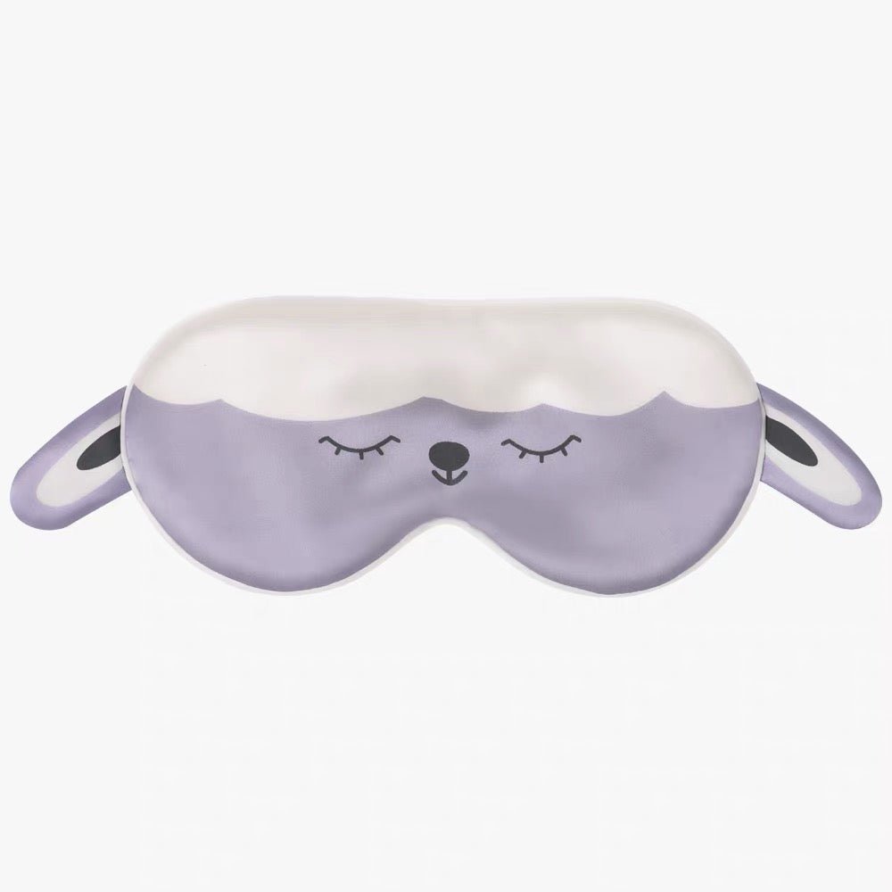 Cute Kids Silk Eye Mask Cartoon Animal and Fruit Designs Silk Sleep Mask