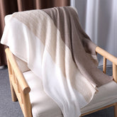 Double - toned Cashmere Scarf Long Cashmere Knitted Wraps For Women