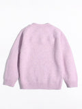 Girls Cashmere Sweater 3D Strawberry Embellishments Cashmere Pullover Lavender 90
