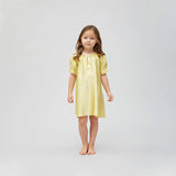Girls Silk Nightgown 100% Summer Kids silk Nightwear