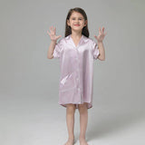 Girls Silk Nightshirt pure Silk Nightshirt Kids Silk Nightwear