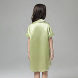 Girls Silk Nightshirt pure Silk Nightshirt Kids Silk Nightwear