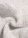 Kids Cable Knit Cashmere Sweater Turtleneck Cashmere Pullover Grey 90