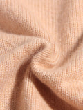 Kids Cashmere Sweater with Bear Patch 100% Cashmere Pullover Beige 90
