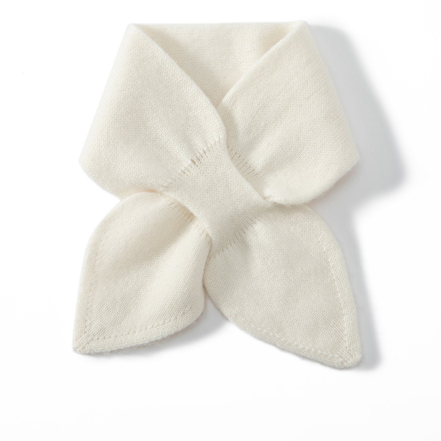 Kids Colorful Knit Cashmere Scarf Bow Knot Cashmere Neck Warmer