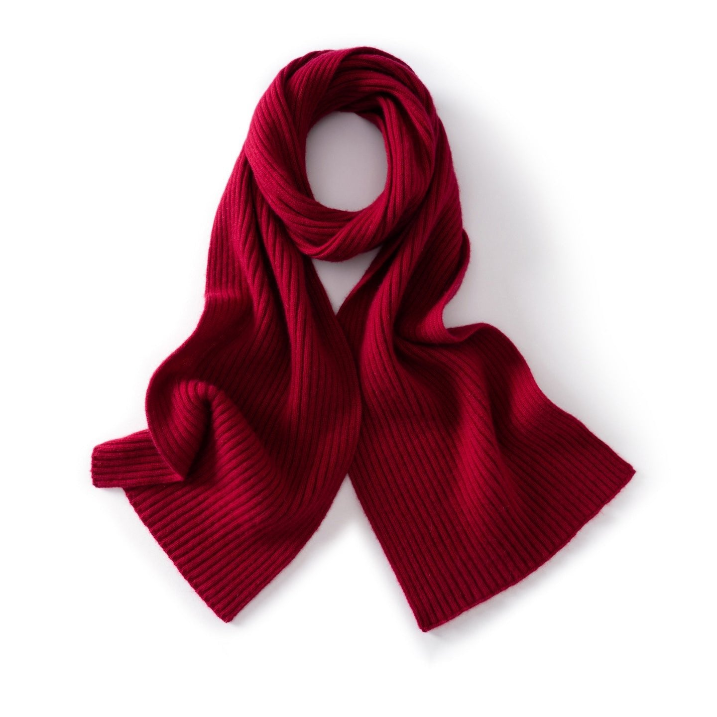 Long Ribbed Cashmere Scarf Unisex Cashmere Shawl Cashmere Wrap