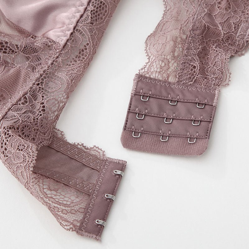 Luxurious Lace Wireless Silk Bralette