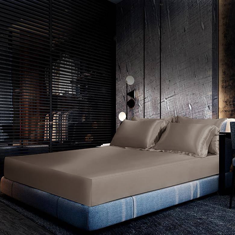 Luxury 100% Silk Bedding 19 Momme 1 Pcs Silk Fitted Sheet