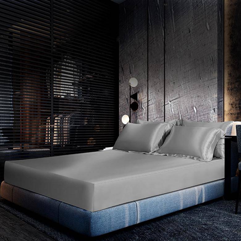 Luxury 100% Silk Bedding 19 Momme 1 Pcs Silk Fitted Sheet