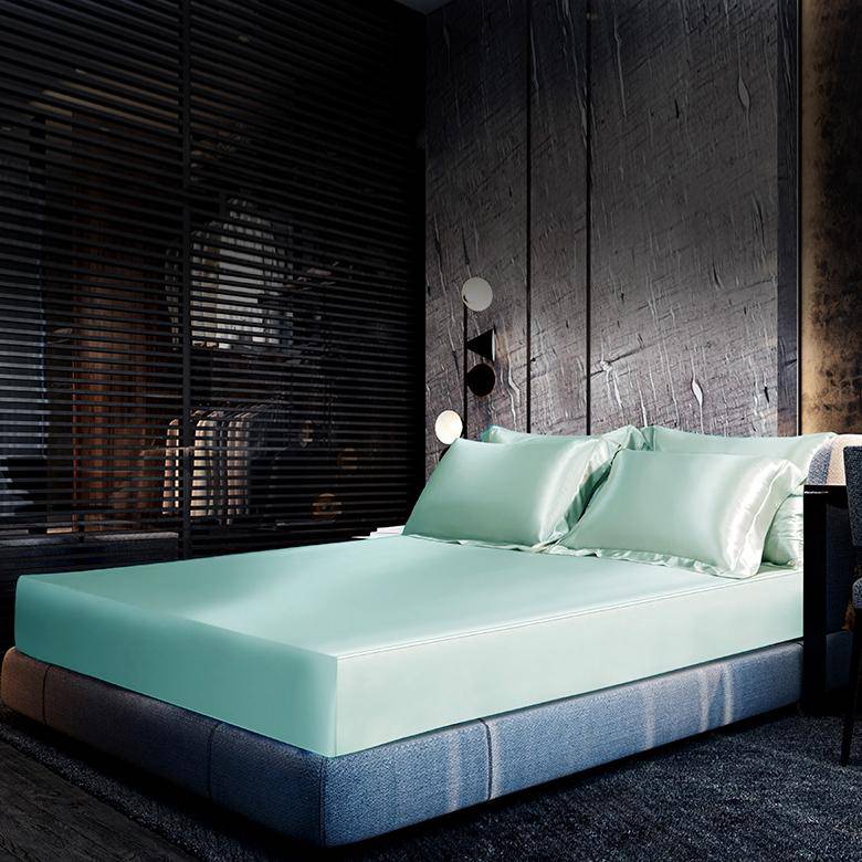 Luxury 100% Silk Bedding 19 Momme 1 Pcs Silk Fitted Sheet
