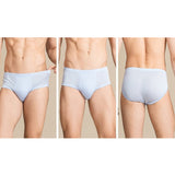 Men Silk Briefs Comfortable Breathable Silk Triangle Boxer