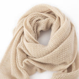 Open Knit Cashmere Cape Shawl Cashmere Triangle Scarf Cashmere Bandana