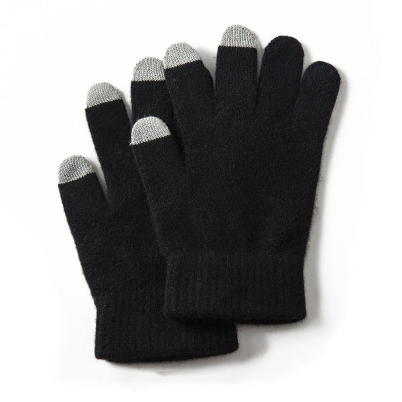 Pure Cashmere Gloves Ladies Soft Cashmere Knitted Gloves for Women and Men