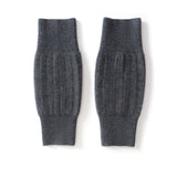 Ribbed Pure Cashmere Leg Warmers Cashmere Knee Pads Knee Warmers