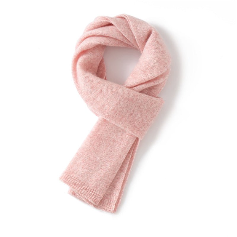 Short 100% Cashmere Scarf for Adults And Children Winter Scarf