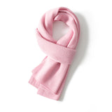 Short Cashmere Scarf Multi Colors for Women and Men Solid Cashmere Neck Warmer