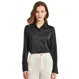 Silk Blouses For Women Long Sleeve Silk Button Shirts