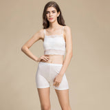 Silk boxer briefs mid - waist underwear for women mulberry silk knitted leggings