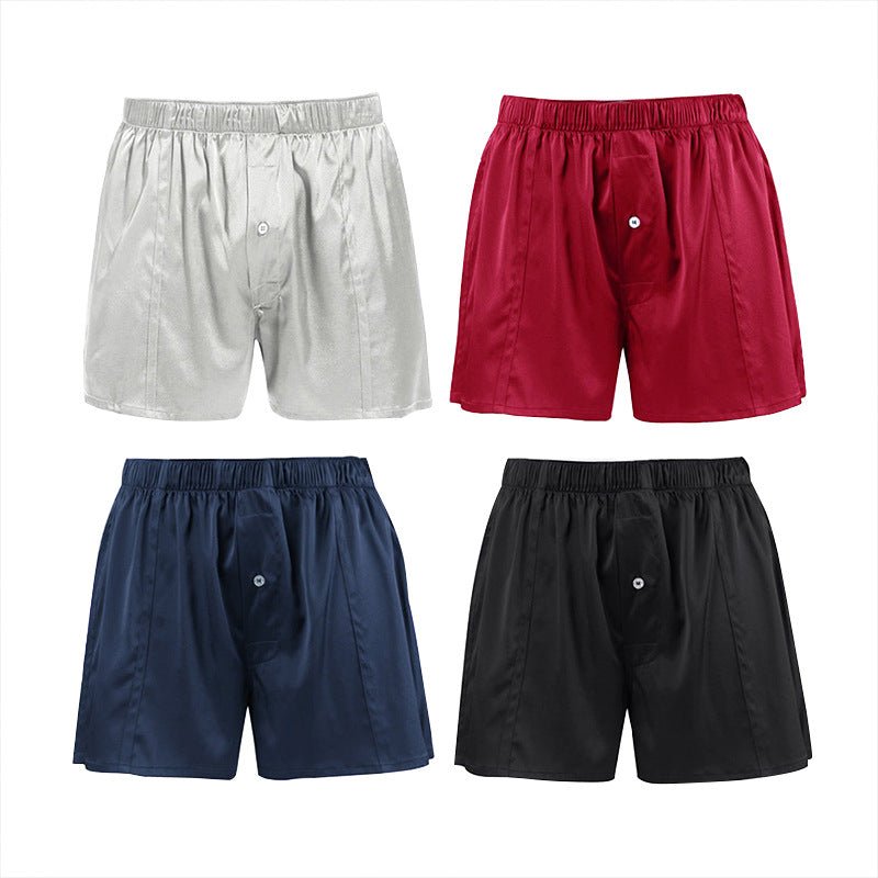 Luxurious Silk Boxers For Men Silk Short Pants Underwear