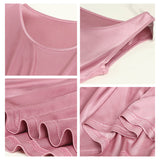 Silk Vest Mulberry Silk Sleeveless Bottoming Shirt Women's Top Light Purple XS