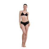 Comfortable Silk Underwear Soft Women's Silk Panties Black S