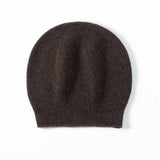 Unisex Warm Winter Hat Cashmere Beanie Hat Cashmere Double - Layered Ski Cap
