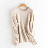 Womens Boat Neck Cashmere Sweater Long Sleeve Cashmere Pullover
