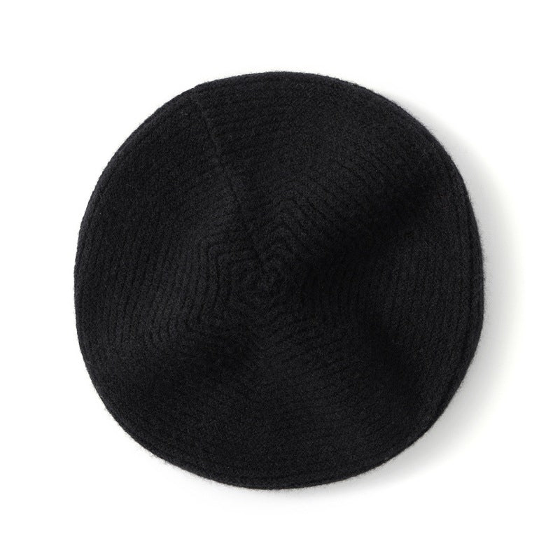 Womens Cashmere Beret Cashmere Painter Hat for Fall Winter