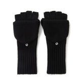 Womens Convertible Cashmere Knit Mittens Cashmere Flip Mittens