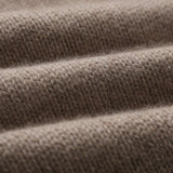 Womens Crew Neck Cashmere Sweater Playful Animal Embroidery Pullover