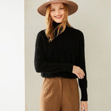 Womens Turtle Neck Cashmere Sweater Cashmere Knitted Pullover