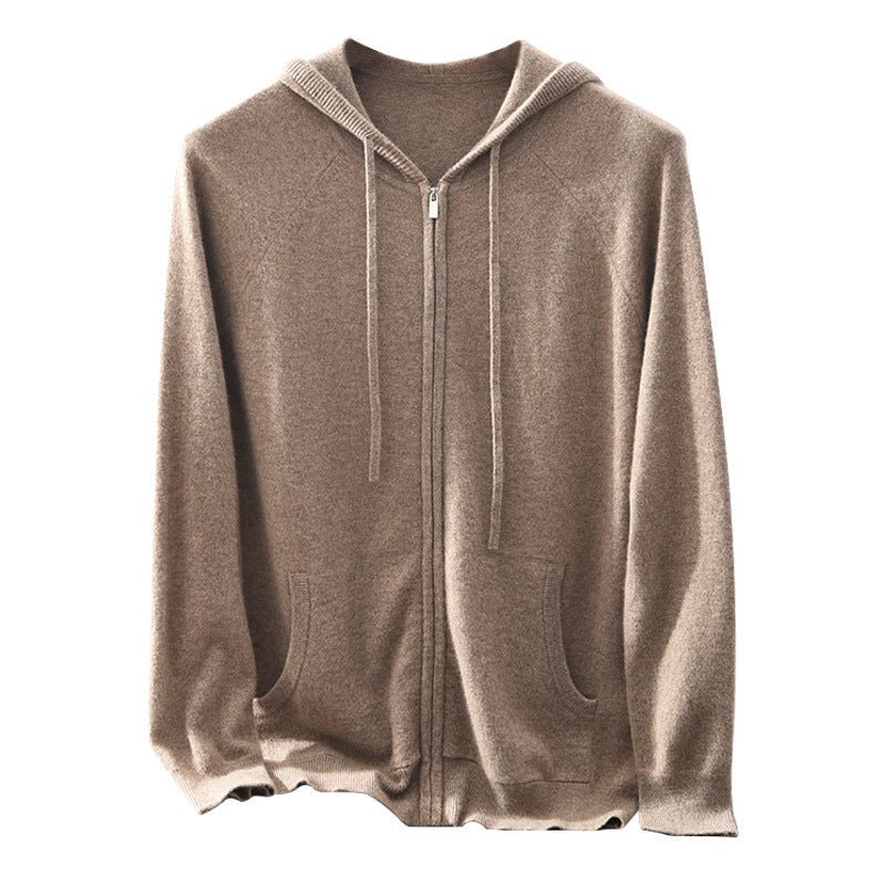 Sweat à capuche en cachemire pour hommes
