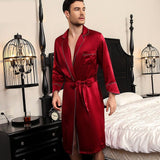 Robes en soie pour couples Robe assortie pour hommes et femmes Mulberry 100% soie