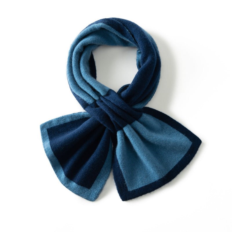 Fall Winter Warm Cashmere Neck Scarf Pull Through Neck Warmer Cashmere Scarves - slipintosoft