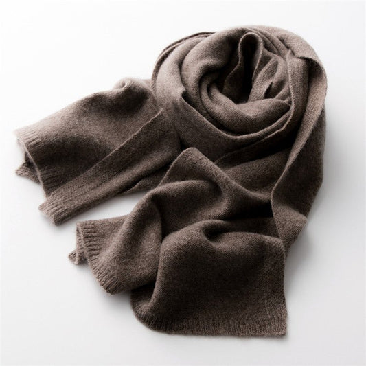 Long 100% Cashmere Scarf for Women and Men Gift, Luxury Pure Cashmere Winter Scarf - slipintosoft