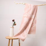 Long Cashmere Scarf with Tassel Jacquard Cashmere Warps Winter Gifts for Women - slipintosoft