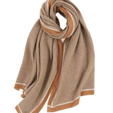 Long Cashmere Shawl and Wraps Large Soft Mixed Colors Cashmere Scarf for Winter - slipintosoft