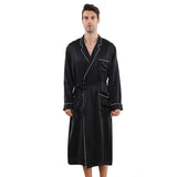 Robe de soie longue pour hommes Luxury Pure Shek Pain de nuit