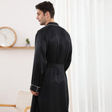 Robe de soie longue pour hommes Luxury Pure Shek Pain de nuit