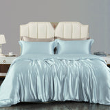 Luxury 22 momme 4pcs Silk Duvet Cover (feuille ajustée)