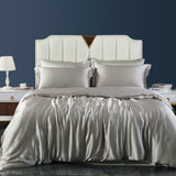 Luxury 22 momme 4pcs Silk Duvet Cover (feuille ajustée)