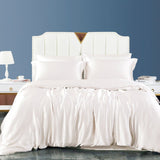 Luxury 22 momme 4pcs Silk Duvet Cover (feuille ajustée)