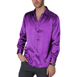 Chemise de robe de soie masculine