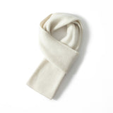 Short Cashmere Scarf Multi Colors for Women and Men Solid Cashmere Neck Warmer - slipintosoft