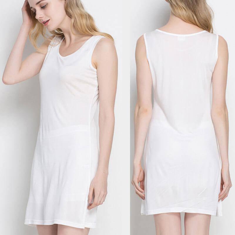 Silk Knit Nightdress For Women Silk Knitted Slip Dress -  slipintosoft